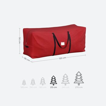 Sac de Rangement Sapin de Noël Rouge 7