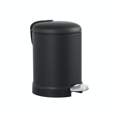 Pedal bin with black inner bin