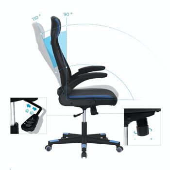 Chaise de bureau avec appui-tête 5