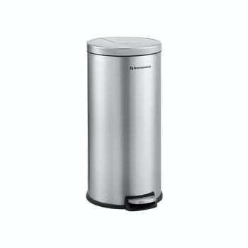 Poubelle Inox 30 L Argent 1