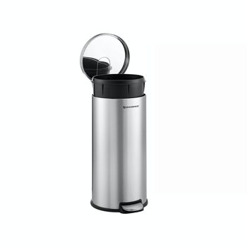 Poubelle Inox 30 L Argent 3