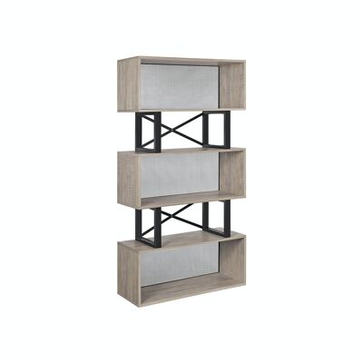 Modern bookcase with storage space