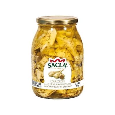ARTICHOKE WEDGES WITH AROMATIC HERBS 960gr