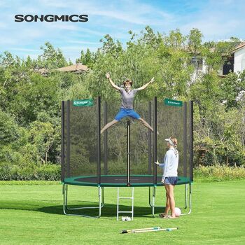 Trampoline 366 cm noir-vert 3