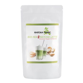 Mélange Matcha Latte Bio avec Sucre de Fleur de Coco (200g) 2