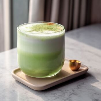 Mélange Matcha Latte Bio avec Sucre de Fleur de Coco (200g) 3