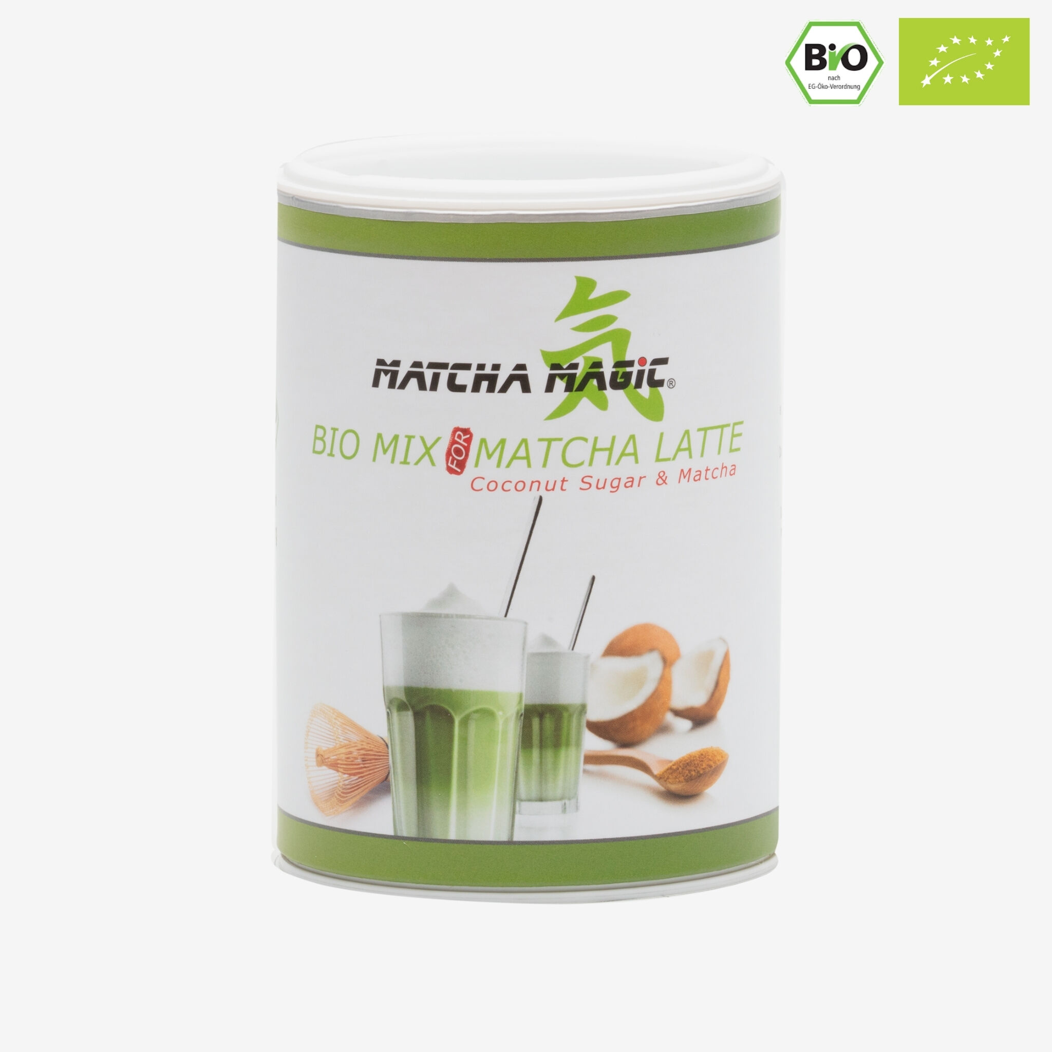 Organic Matcha Latte Mix with Coconut Blossom Sugar (200g)