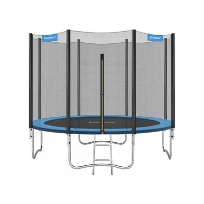 Large trampoline with safety net