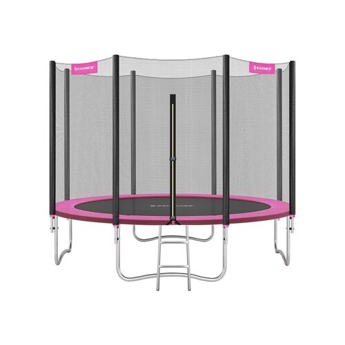 Trampoline 305 cm met roze veiligheidsnet