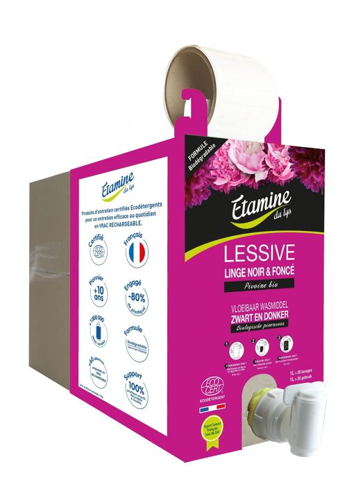 LESSIVE LINGE Noir & foncé 10KG