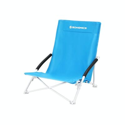 Opvouwbare strandstoel helderblauw