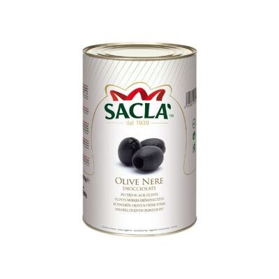 NATURAL PITTED BLACK OLIVES 4.3kg