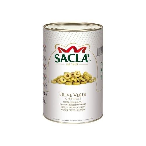 OLIVES VERTES EN RONDELLE AU NATUREL 4,1kg