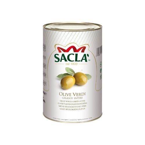 OLIVES VERTES ENTIÈRES GÉANTES AU NATUREL 4,1kg