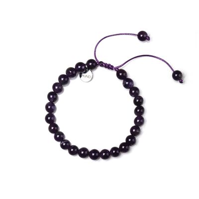 Armband aus Amethystperlenwachs