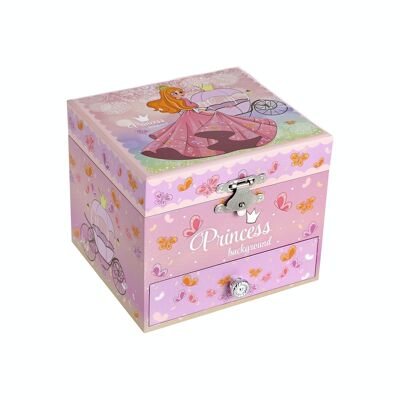 Ballerina music box for children pink