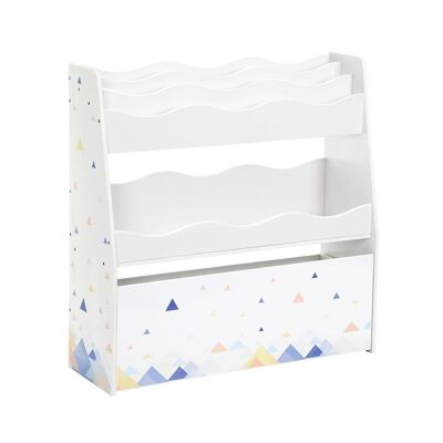 Étagère à jouets pour enfants Blanc