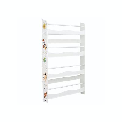 4-Tier Bookcase White