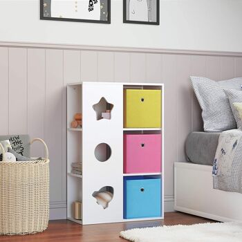 Étagère pour chambre d'enfant avec boîtes de rangement 5