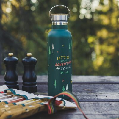 Insulated stainless steel bottle - Let's go outdoors
