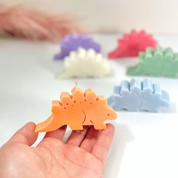 Bougies en forme de dinosaure Stegosaurus Dinosaur Gifts Jurassic 4