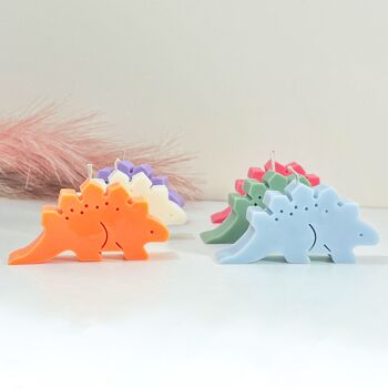 Bougies en forme de dinosaure Stegosaurus Dinosaur Gifts Jurassic 5