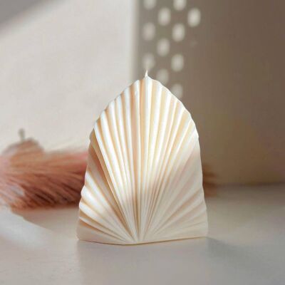 Large Palm Spear Candle Folded Fan Candles Palm Leaf