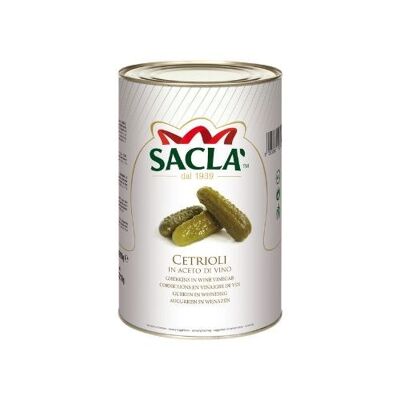 CORNICHONS CONSERVÉS AU VINAIGRE DE VIN 4kg