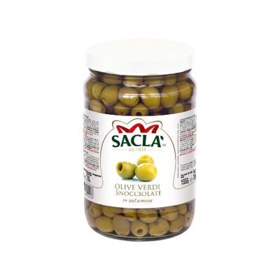 ACEITUNAS VERDES SIN HUESO AL NATURAL 1,55kg