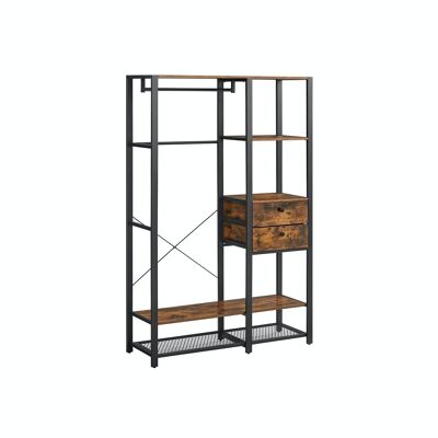 Industrial style clothing rack for bedrooms