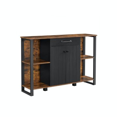 Industrial style kitchen cabinet with drawer
