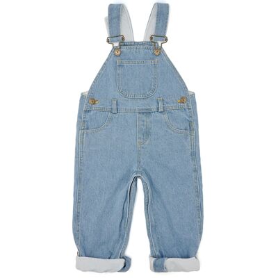 Pale Denim Dungarees