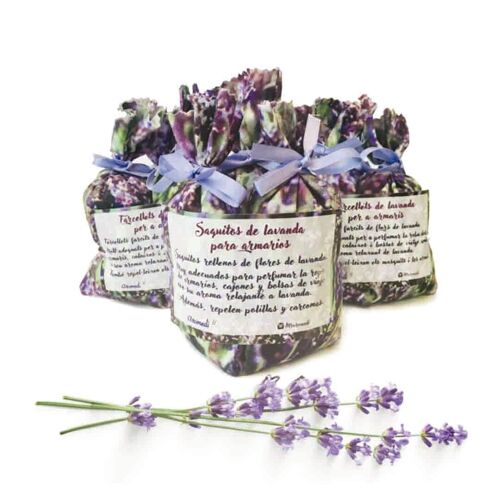 3 Saquitos de Lavanda para armarios