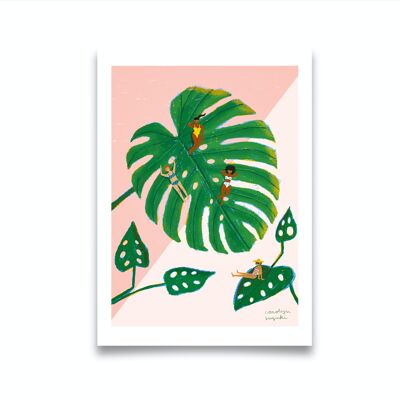 CS Monstera Fine Art Print  - - Medium 300mm x 500mm