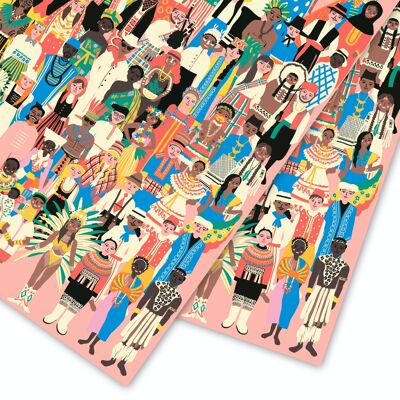 ECD People of the World Collage Wrap BE10