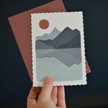 Carte postale - vue montagne