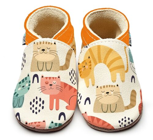 Leather Baby Shoes - Kitty Club