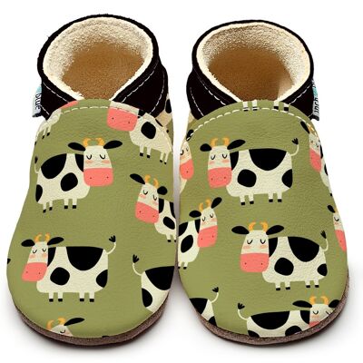 Leather Baby Shoes - Moo