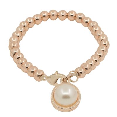 Eternal Faux Pearls Elasticated Bracelet
