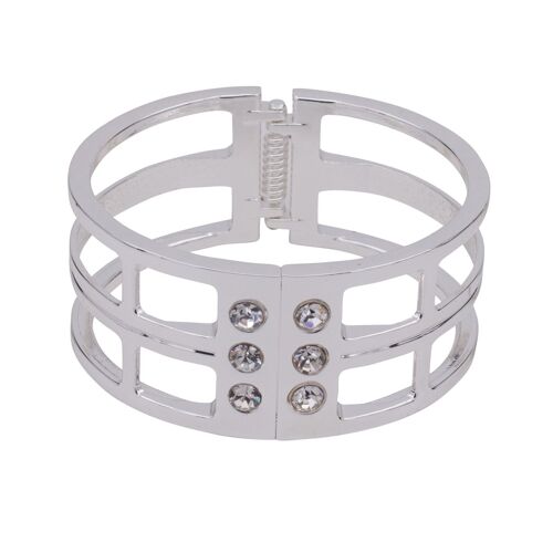 Kahina Crystal Hinged Bracelet