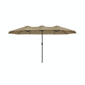 Parasol extra large taupe 2