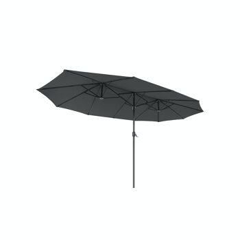 Parasol Grand 460 x 270 cm Gris 1