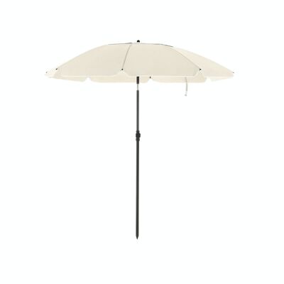 Beach umbrella beige