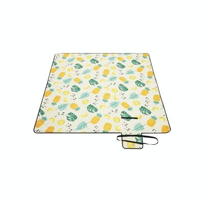 Picnic blanket with pineapple pattern