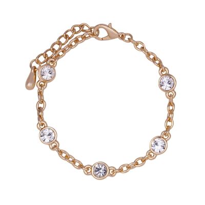 Brazalete con cierre de cristal Alesha