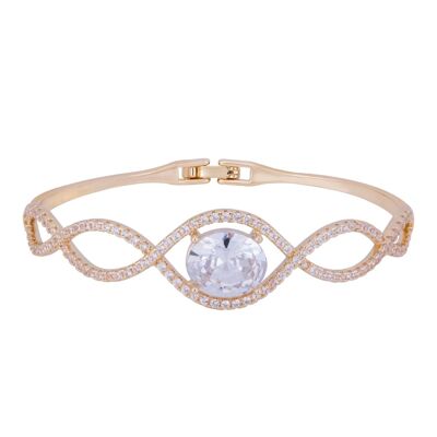 Brazalete con cierre de cristal Kylie