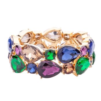 Bracelet Élastiqué Cristal Iris