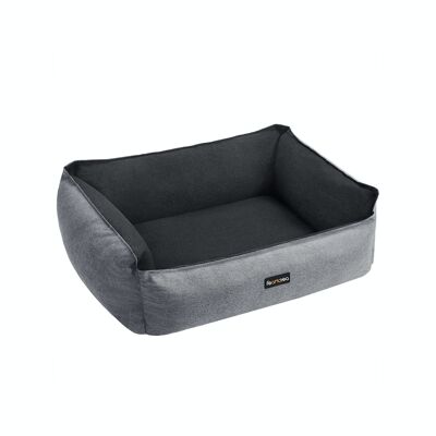Dog bed with edge 80 x 60 x 28 cm