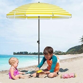 Parasol de jardin 200 cm pliable 2