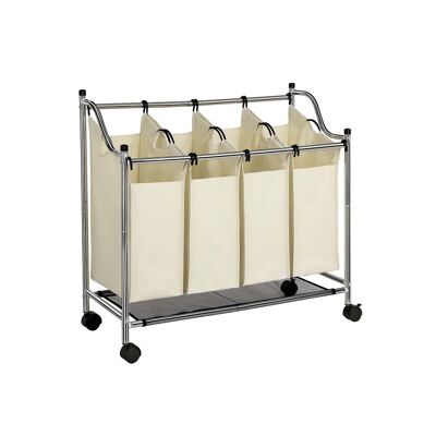 Wasmand 4 x 35 L beige